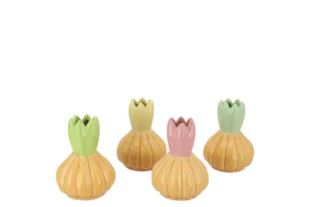 Ella Pastel Vase Tulip Ass 9X9X13Cm