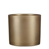 Era pot rond goud relief - h21,5xd23cm