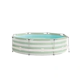 Essence Green White Frame Pool Round 305x76