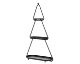 Etagere ijzer L23b62h110cm zwart