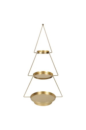 Etagere kerstboom 62 x 40 x H 118 cm goud