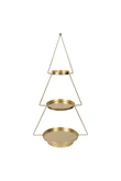 Etagere kerstboom 62 x 40 x H 118 cm goud