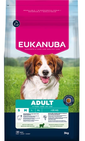 Eukanuba Life Care dog adult small/medium lamb&rice 3kg