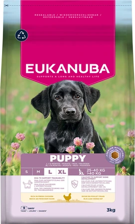 Eukanuba Life Care dog puppy large chicken 3kg - afbeelding 2