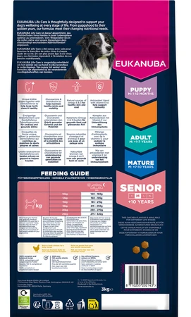 Eukanuba Life Care dog senior medium chicken 3kg - afbeelding 3