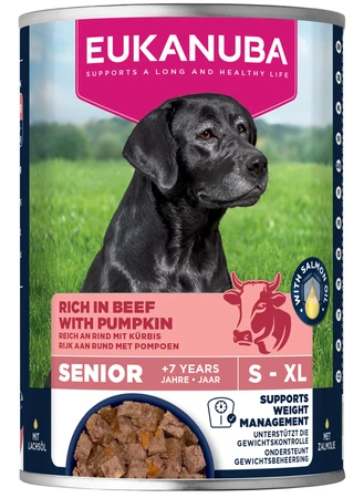 Eukanuba Life Care dog wet senior beef&pumpkin 400gr