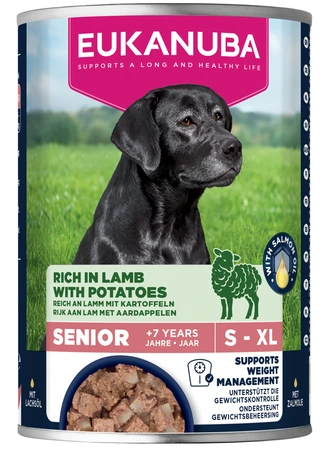 Eukanuba Life Care dog wet senior lamb&potato 400gr