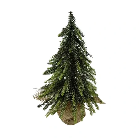 Evergreen Deco kerstboom gold finish - H 27 cm