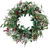 Evergreen Deco krans ice finish - D 50 cm
