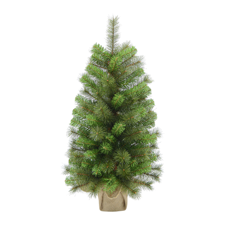 Evergreen Kunstkerstboom Everest groen - H 90 x D 47 cm
