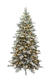 Evergreen Kunstkerstboom Janga besneeuwd - incl 650 lampjes - H 240 x D 154 cm