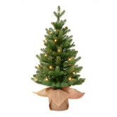 Evergreen Kunstkerstboom Janga - incl 80 lampjes - H 100 x D 56 cm