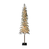Evergreen Kunstkerstboom Mountain besneeuwd - incl 200 lampjes - H 180 x D 48 cm