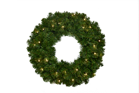 Evergreen Kunstkerstkrans Colorado spruce - incl 32 lampjes - D 60 cm