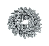 Evergreen Kunstkerstkrans Nobilis besneeuwd - D 40 cm