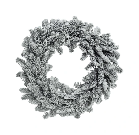 Evergreen Kunstkerstkrans Nobilis besneeuwd - D 50 cm