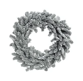 Evergreen Kunstkerstkrans Nobilis besneeuwd - D 50 cm