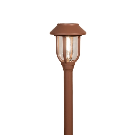 Fakkel solar metaal 41x9cm terra