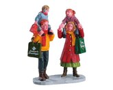 Family Christmas Shopping - Lemax kerstfiguren
