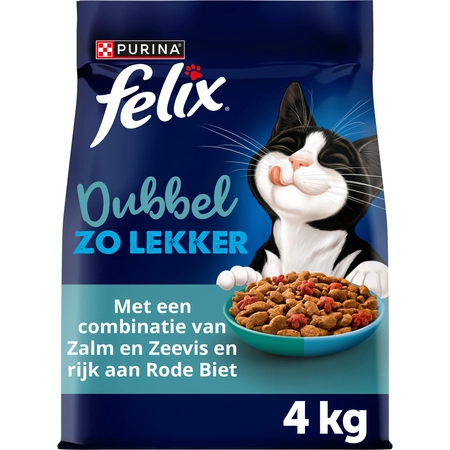 Felix Dubbel Zo Lekker droog adult zalm&zeevis 4kg - afbeelding 1