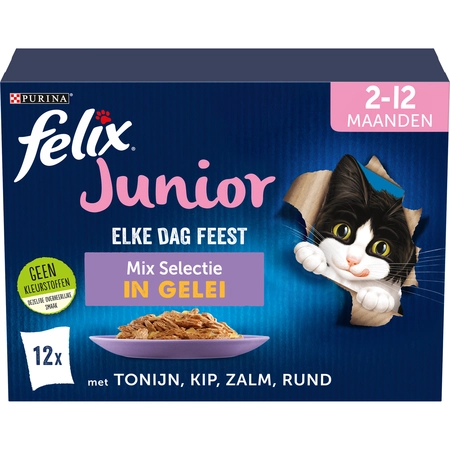Felix Elke Dag Feest pouch gelei jun mix sel mp 12x85gr - afbeelding 2