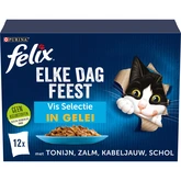Felix Elke Dag Feest pouch gelei vis sel mp 12x85gr - afbeelding 2