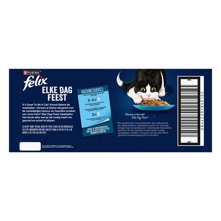 Felix Elke Dag Feest pouch gelei vis sel mp 44x85gr - afbeelding 2