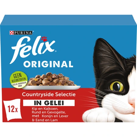 Felix Original pouch gelei countryside sel mp 12x85gr - afbeelding 1