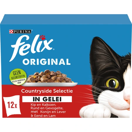 Felix Original pouch gelei countryside sel mp 12x85gr - afbeelding 2