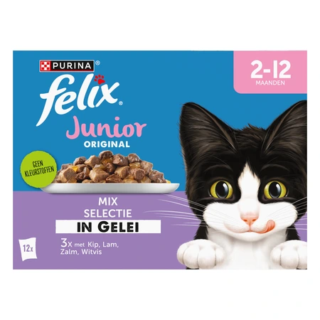 Felix Original pouch gelei junior mix sel mp 12x85gr - afbeelding 9