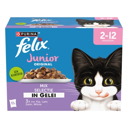 Felix Original pouch gelei junior mix sel mp 12x85gr - afbeelding 11
