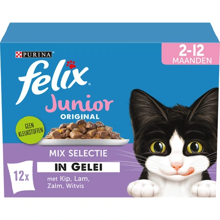 Felix Original pouch gelei junior mix sel mp 12x85gr - afbeelding 13