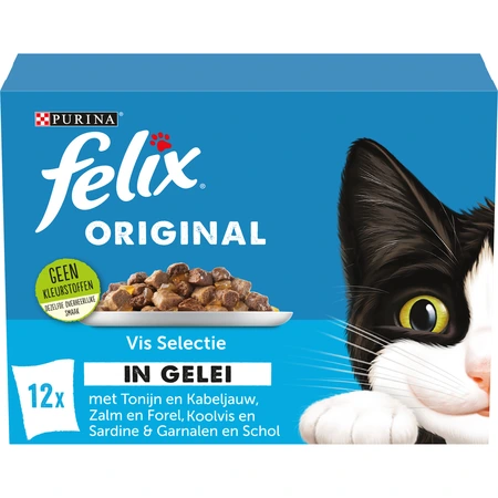 Felix Original pouch gelei vis sel mp 12x85gr - afbeelding 1