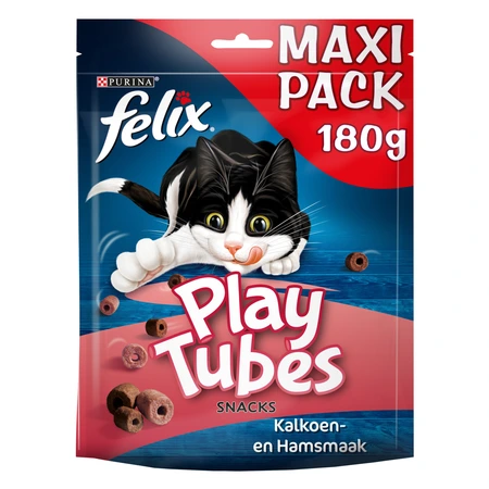 Felix play tubes kalkoen&ham 180gr - afbeelding 1