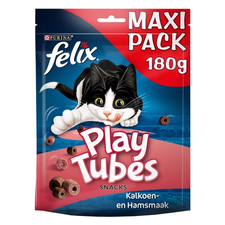 Felix play tubes kalkoen&ham 180gr - afbeelding 2