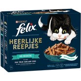 Felix Heerlijke Reepjes pouch in jus vis sel mp 12x80gr
