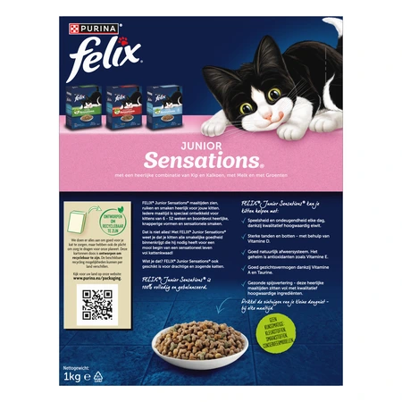 Felix Sensations droog junior 1kg - afbeelding 3