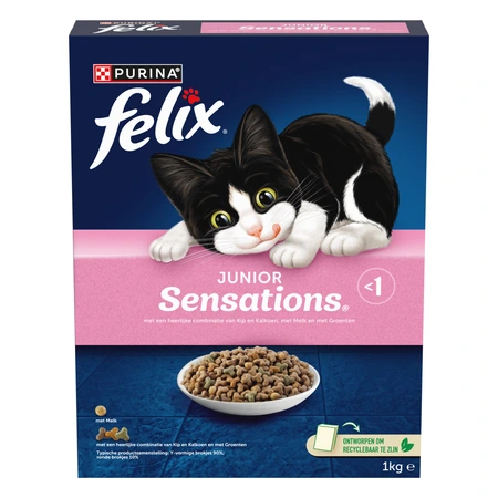 Felix Sensations droog junior 1kg - afbeelding 4
