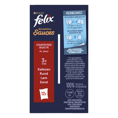 Felix Sensations pouch saus countryside sel mp 12x85gr - afbeelding 5