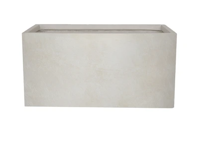 Fibre Clay Bak Rechthoek 60 X 30 X 30 Cm Beige - afbeelding 1