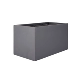 Fibre clay bak rechthoek 80 x 37 x 37 cm Dark grey - afbeelding 2