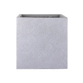 Fibre Clay Bak Vierkant 30 X 30 X 30 Cm Lichtgrijs - afbeelding 1