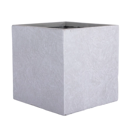 Fibre clay bak vierkant 50 x 50 x 50 cm Light grey - afbeelding 2