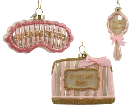 Figuur glas L11b2.40h6.80cm roze a3