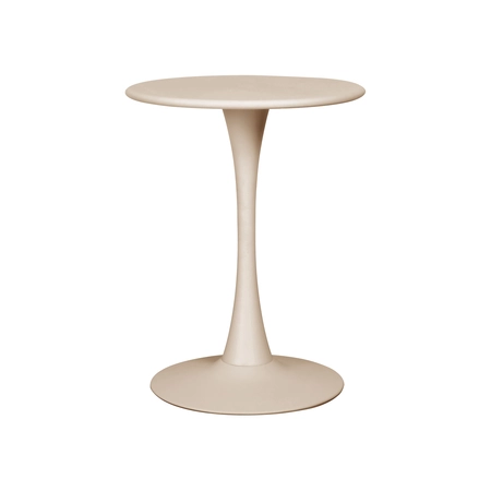 Finn metalen tuintafel rond D 60 x H 75 cm latte