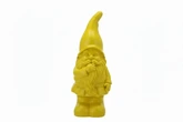 Flirty Jasper Tuinkabouter geel met geluid - H 27 x B 11 x D 10 cm