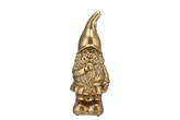 Flirty Jasper Tuinkabouter goud met geluid - H 27 x B 11 x D 10 cm - afbeelding 1