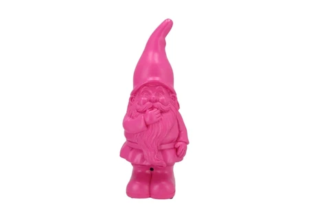 Flirty Jasper Tuinkabouter roze met geluid - H 27 x B 11 x D 10 cm - afbeelding 1