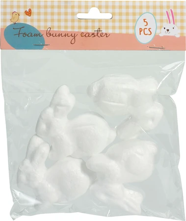 Foam Figuren Pasen (1 set, div. soorten) - afbeelding 2