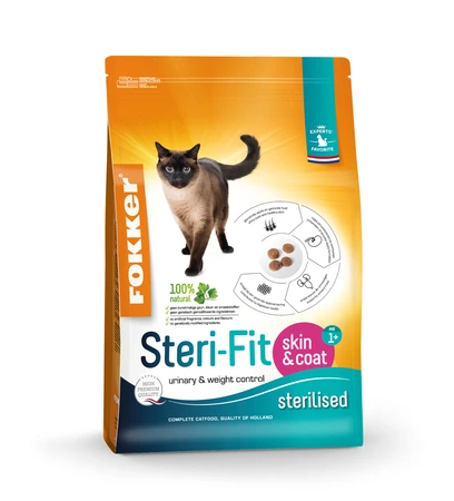 Fokker cat steri-fit skin&coat 2,5kg